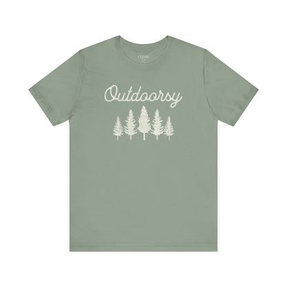 Outdoorsy with Trees T Shirt