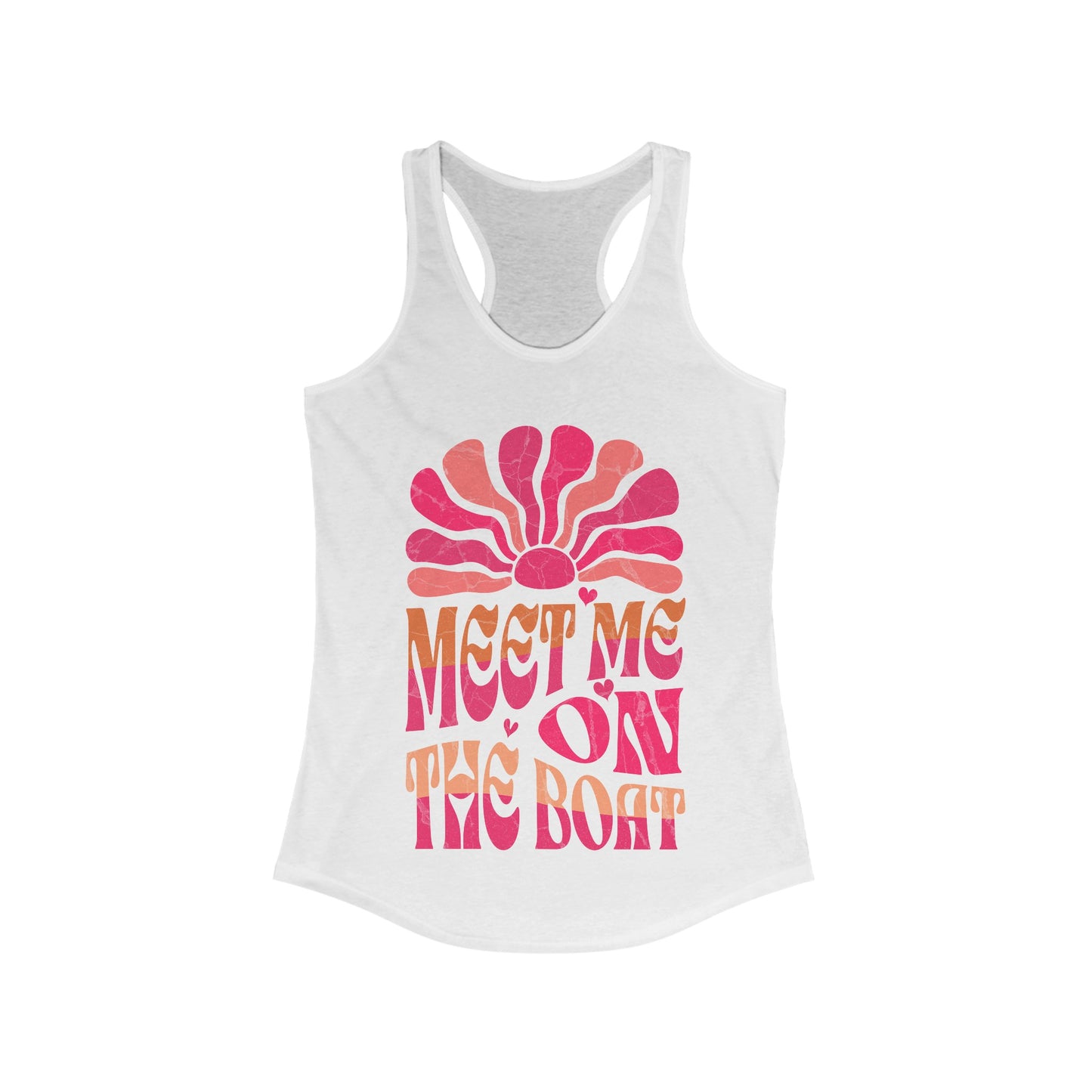 Meet Me On The Boat Racerback Tank Top