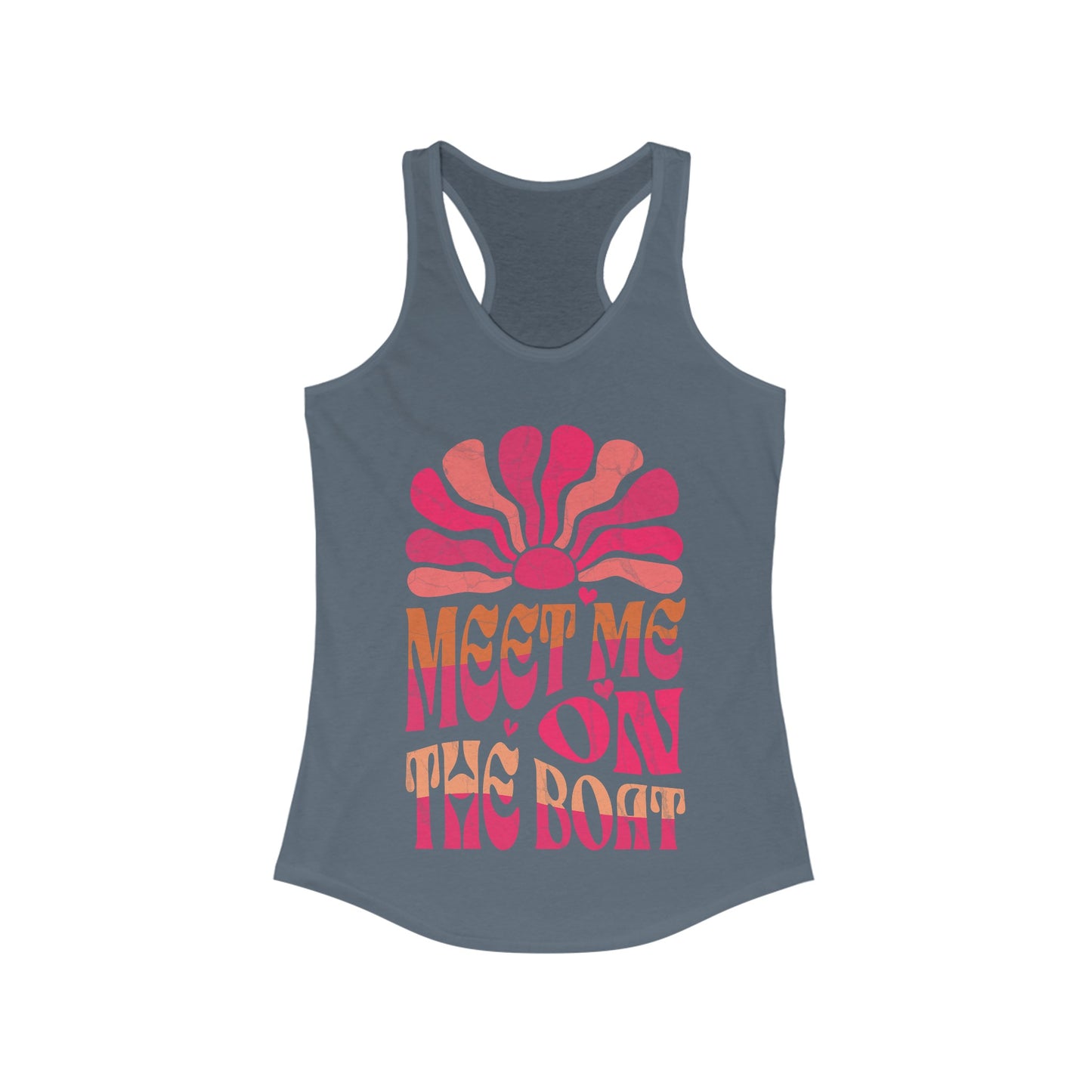 Meet Me On The Boat Racerback Tank Top