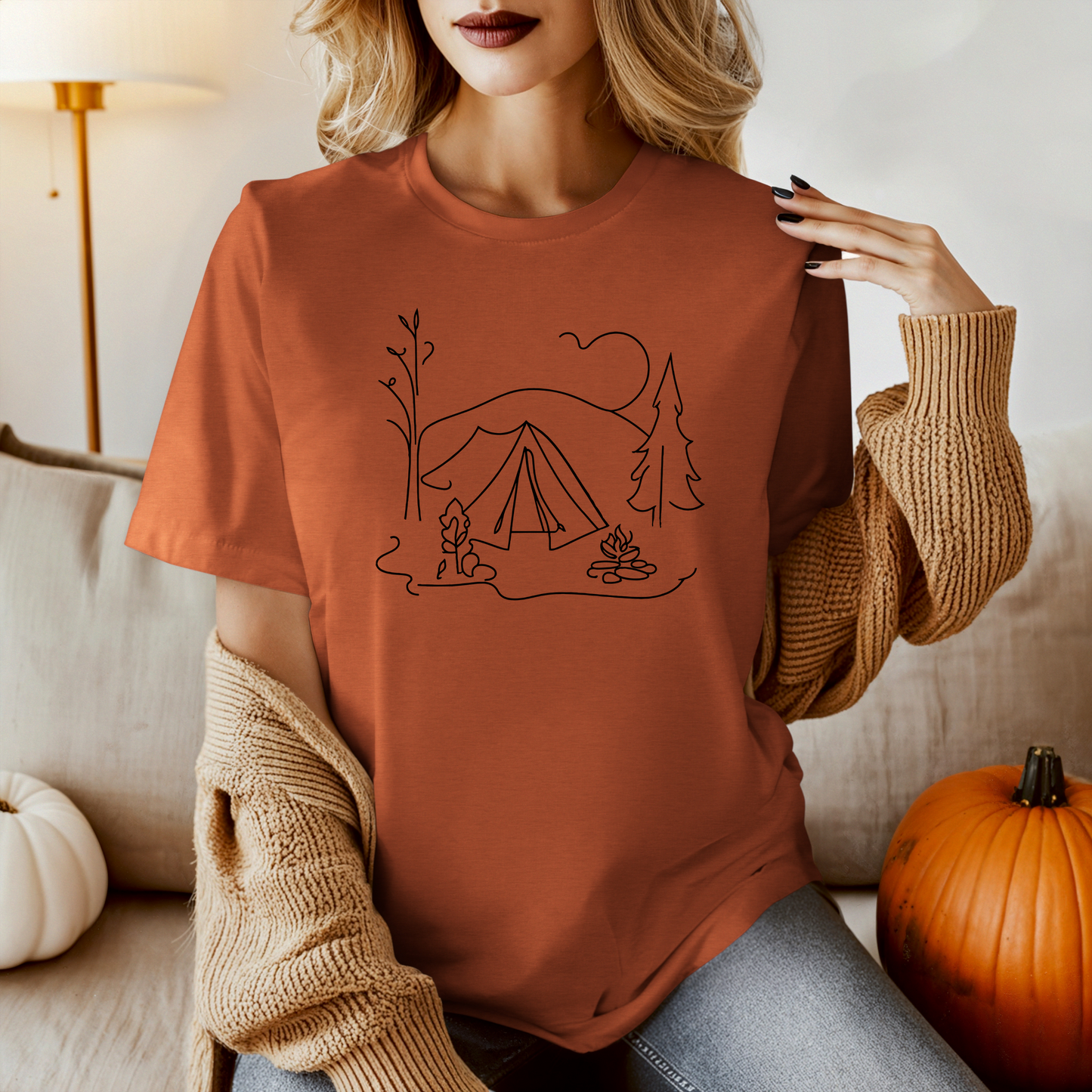 Fall Camping T Shirt