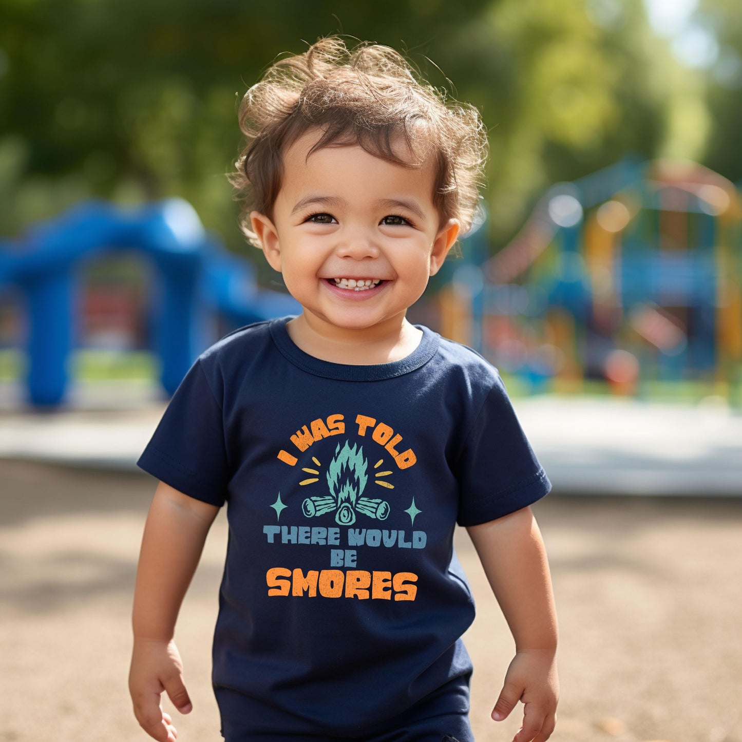 Funny Toddler Tee - I Was Told There Would Be Smores