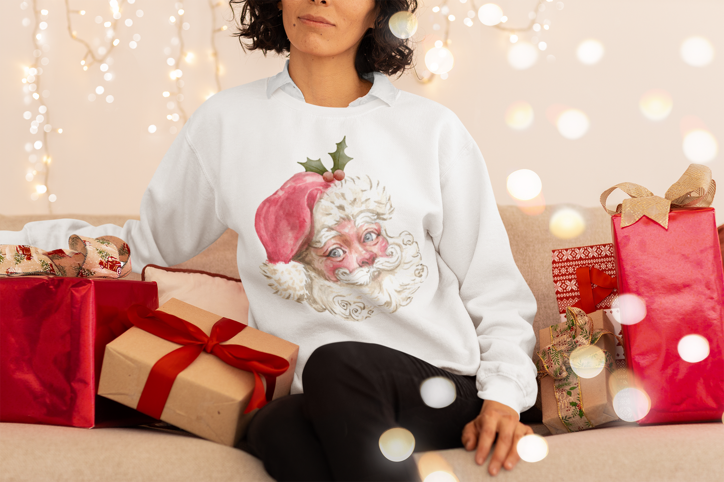 Christmas Santa Crewneck