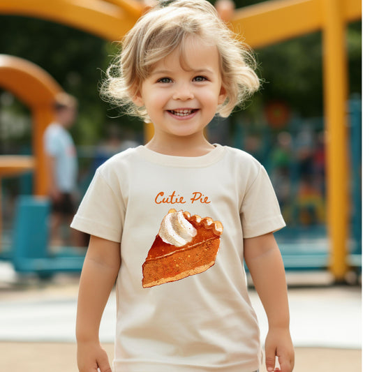 Cutie Pie Pumpkin Pie Thanksgiving Toddler T-Shirt