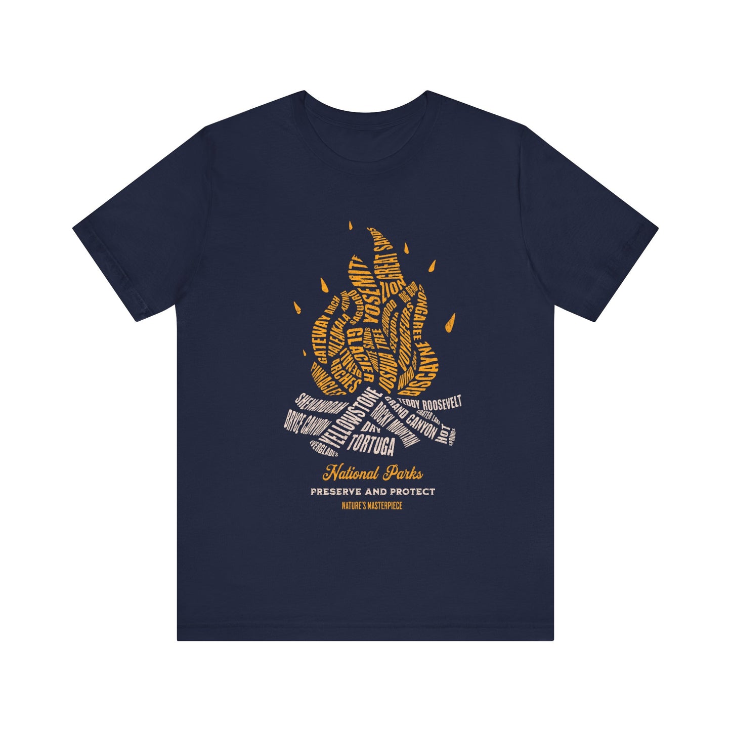 National Parks Campfire Unisex Short Sleeve T Shirt