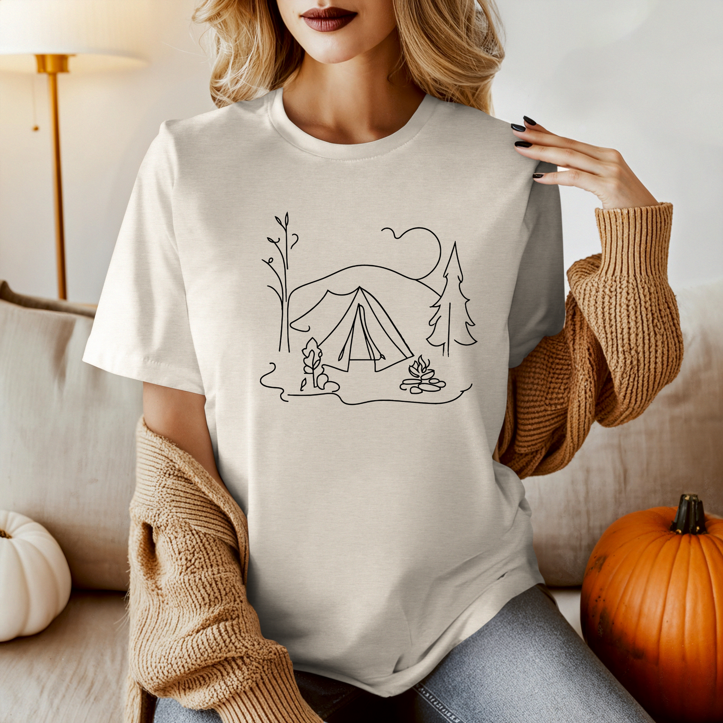 Fall Camping T Shirt