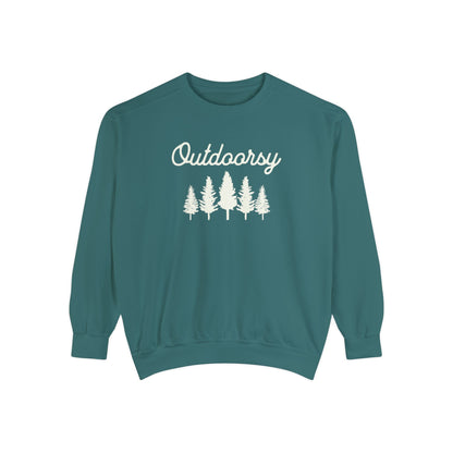 Comfort Colors Outdoorsy Unisex Fit Crewneck Sweatshirt