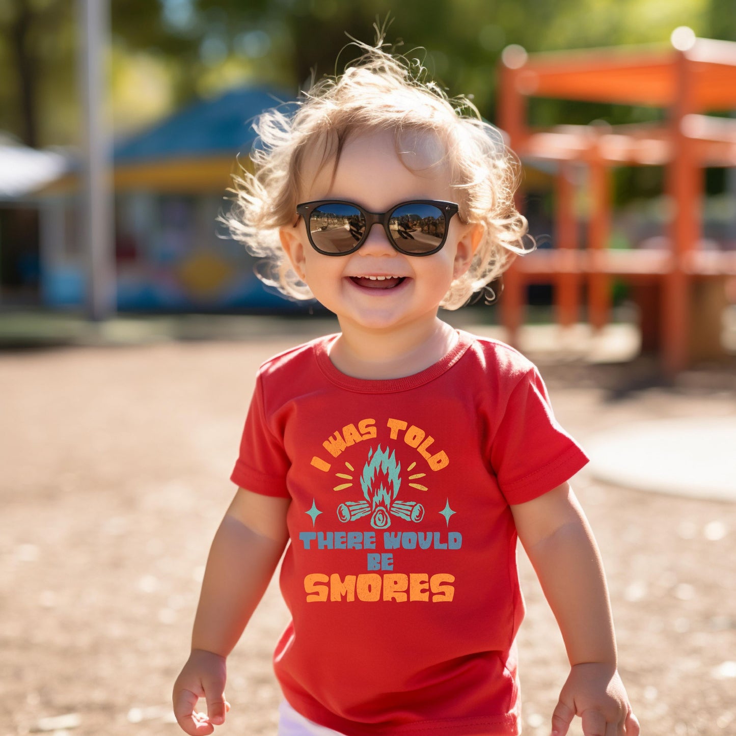 Funny Toddler Tee - I Was Told There Would Be Smores