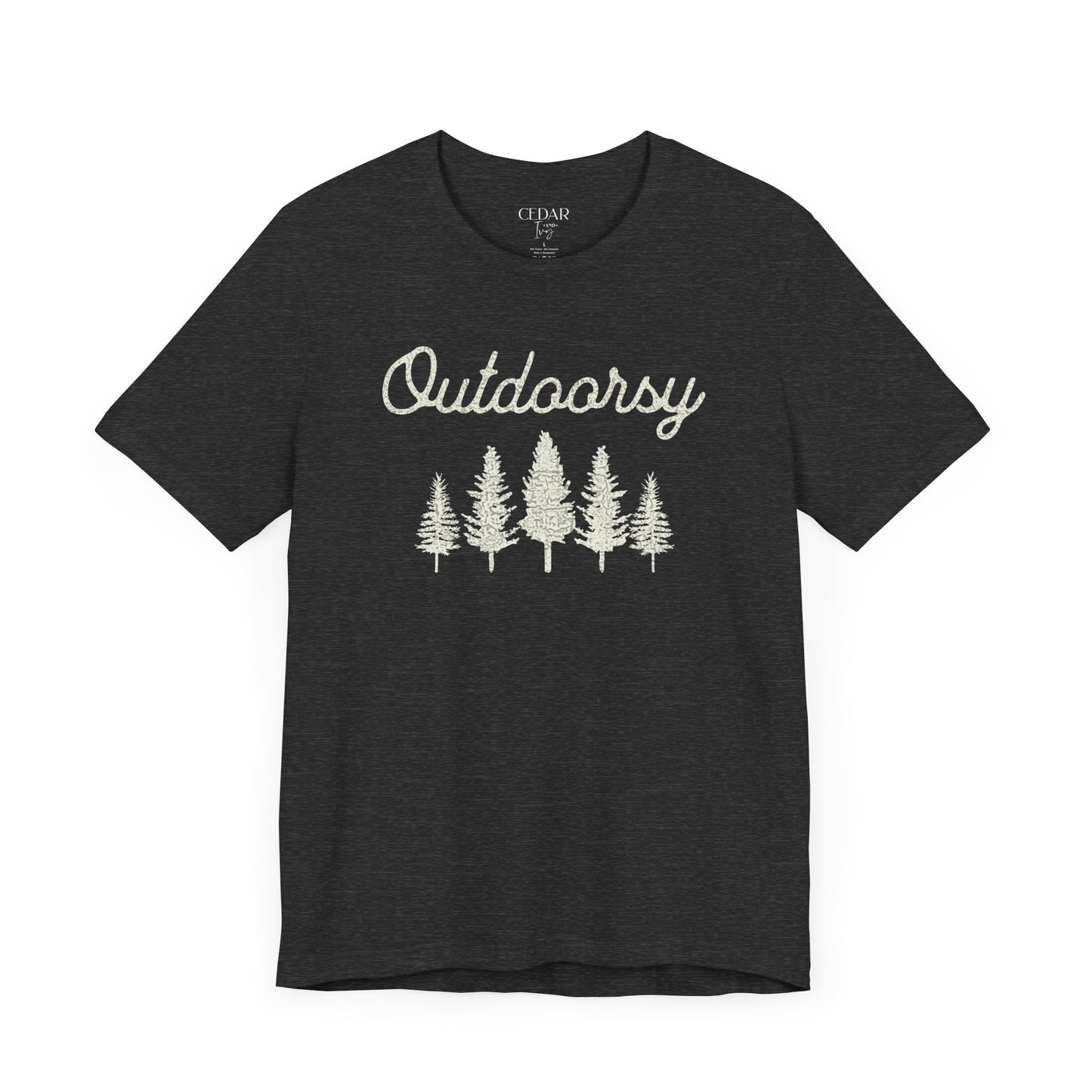 Outdoorsy with Trees T Shirt