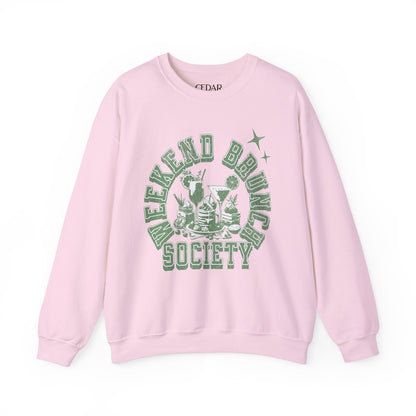 Weekend Brunch Society Crewneck Sweatshirt