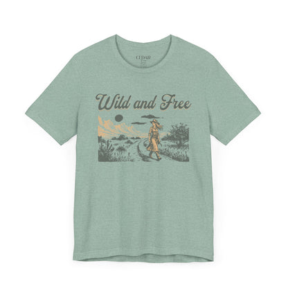 Wild and Free Unisex Fit T Shirt