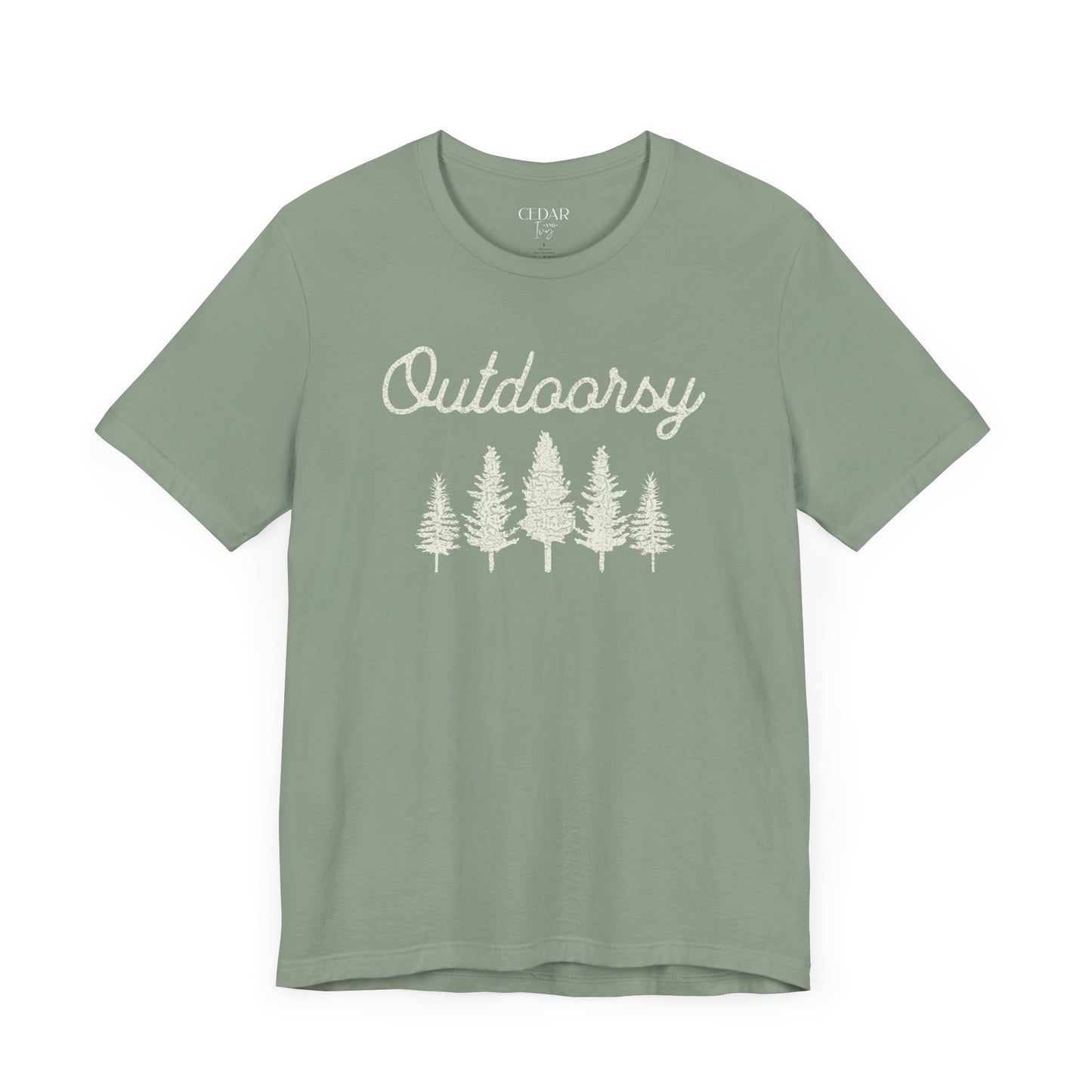 Outdoorsy with Trees T Shirt