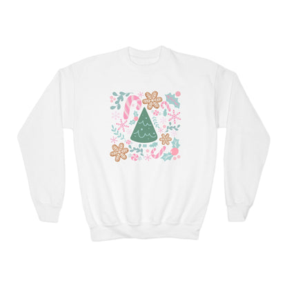 Peppermint Dreams Youth Crewneck Sweatshirt