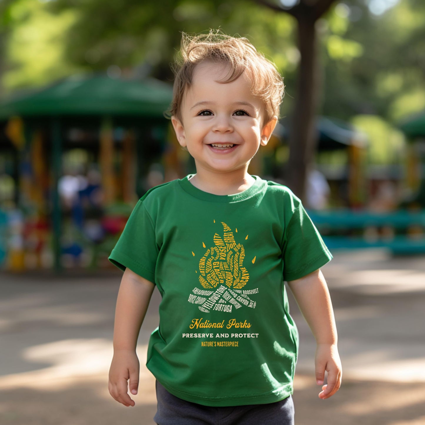 National Parks Campfire T-Shirt for Toddlers