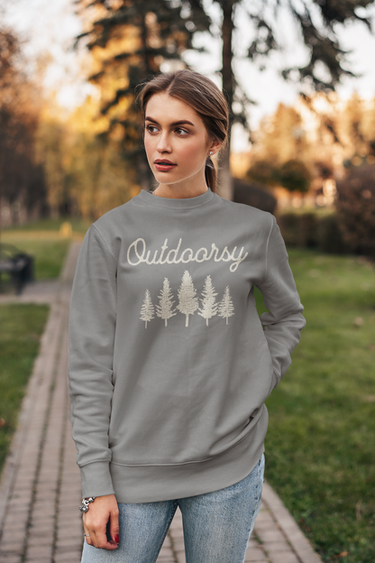 Comfort Colors Outdoorsy Unisex Fit Crewneck Sweatshirt