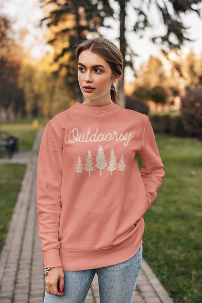 Comfort Colors Outdoorsy Unisex Fit Crewneck Sweatshirt