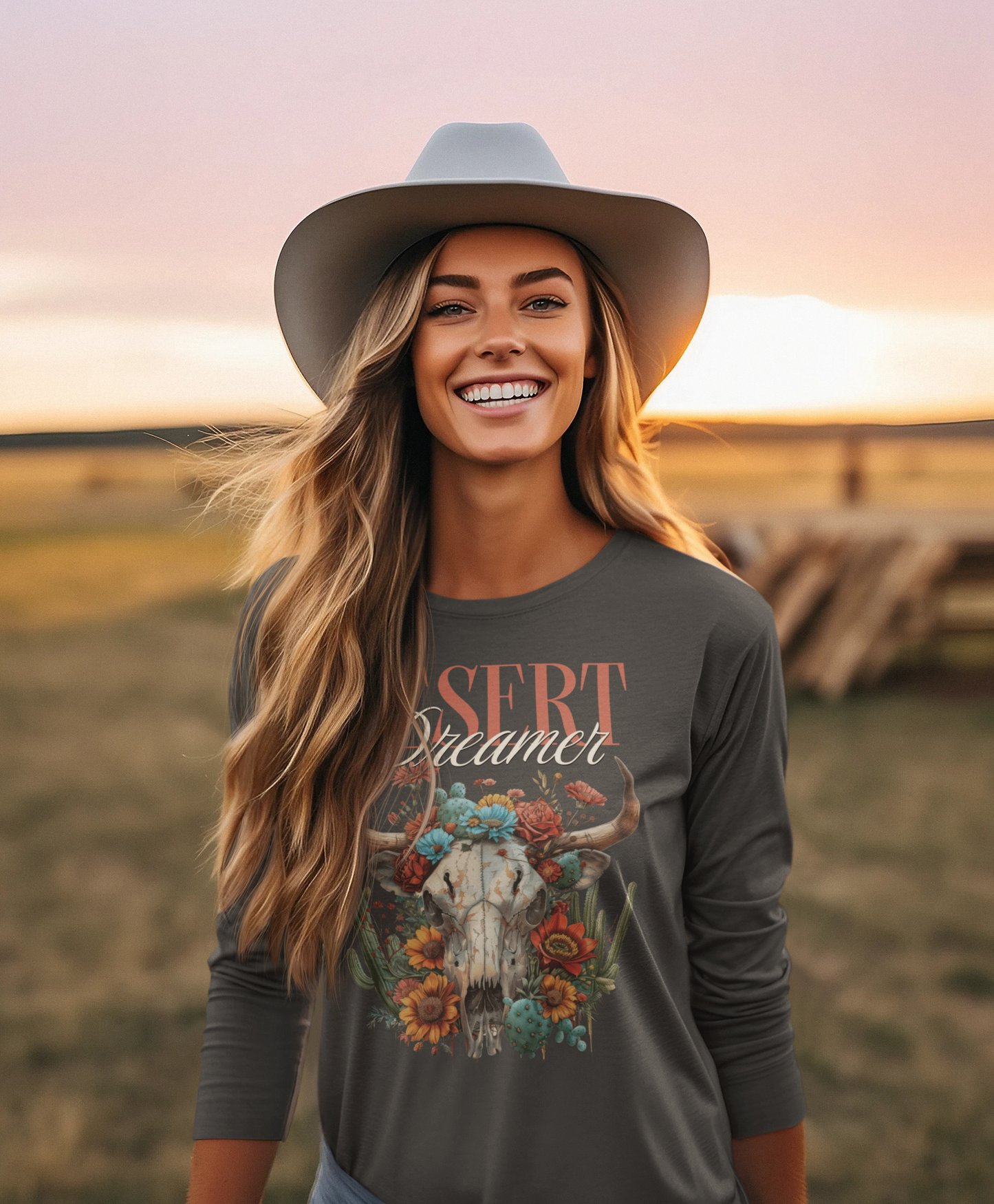 Desert Dreamer Comfort Colors Unisex Long Sleeve T-Shirt