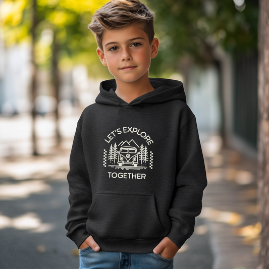 Let's Explore Together Youth Hoodie