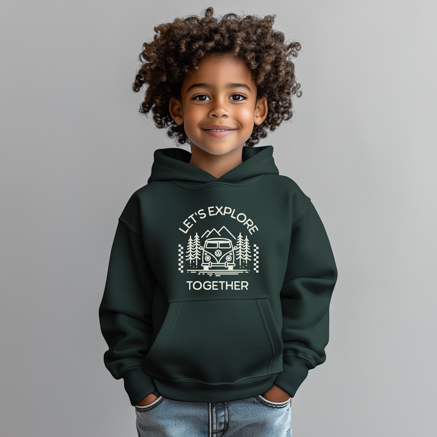 Let's Explore Together Youth Hoodie