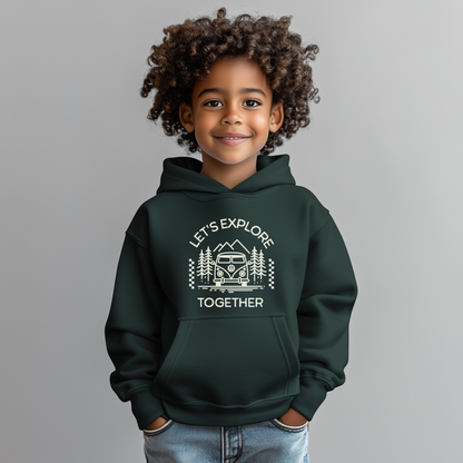 Let's Explore Together Youth Hoodie