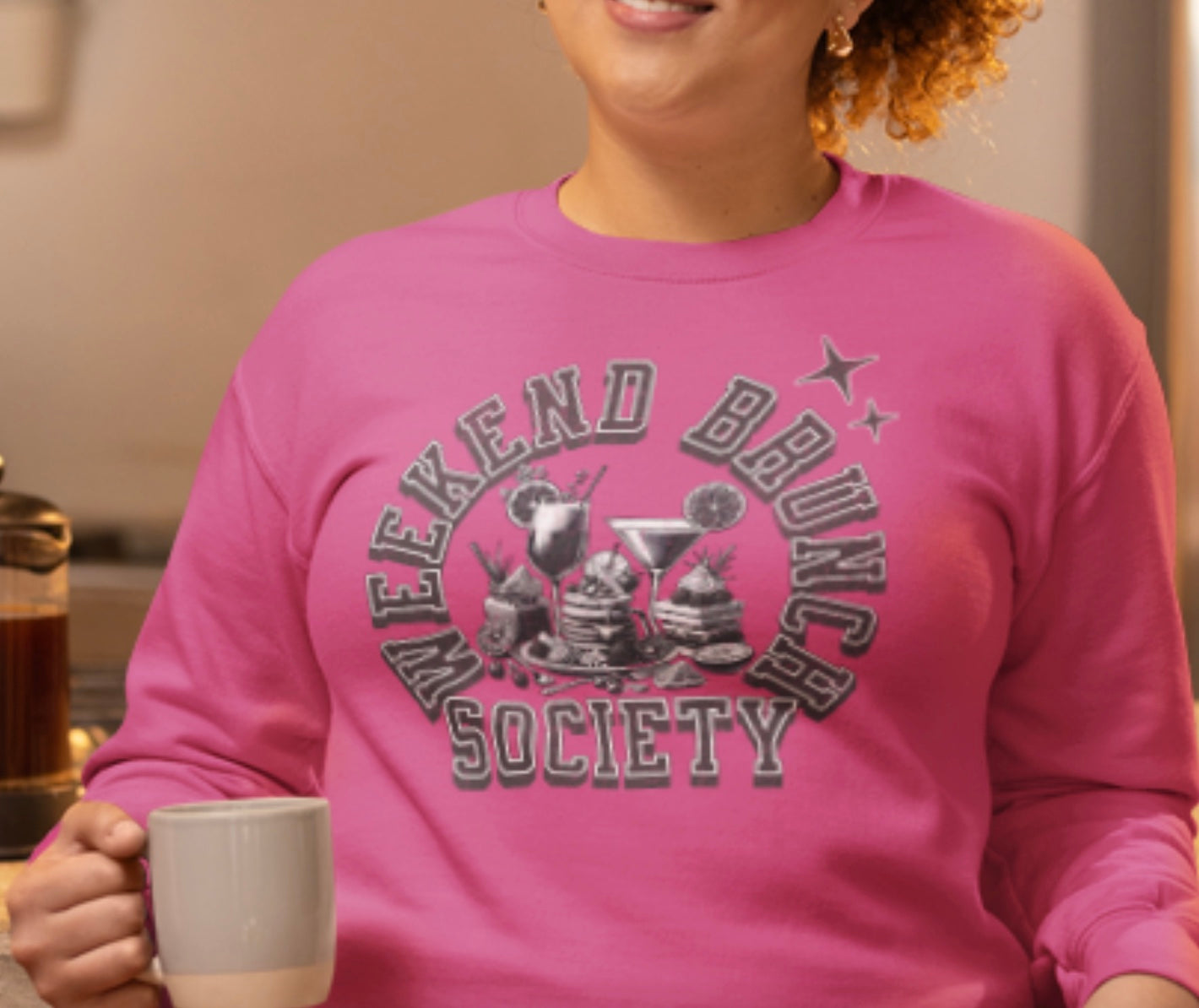 Weekend Brunch Society Crewneck Sweatshirt