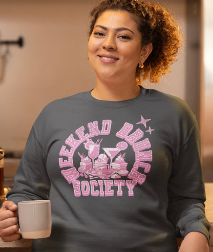 Weekend Brunch Society Crewneck Sweatshirt