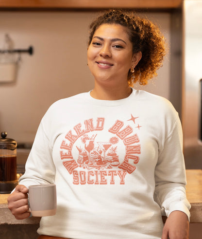 Weekend Brunch Society Crewneck Sweatshirt