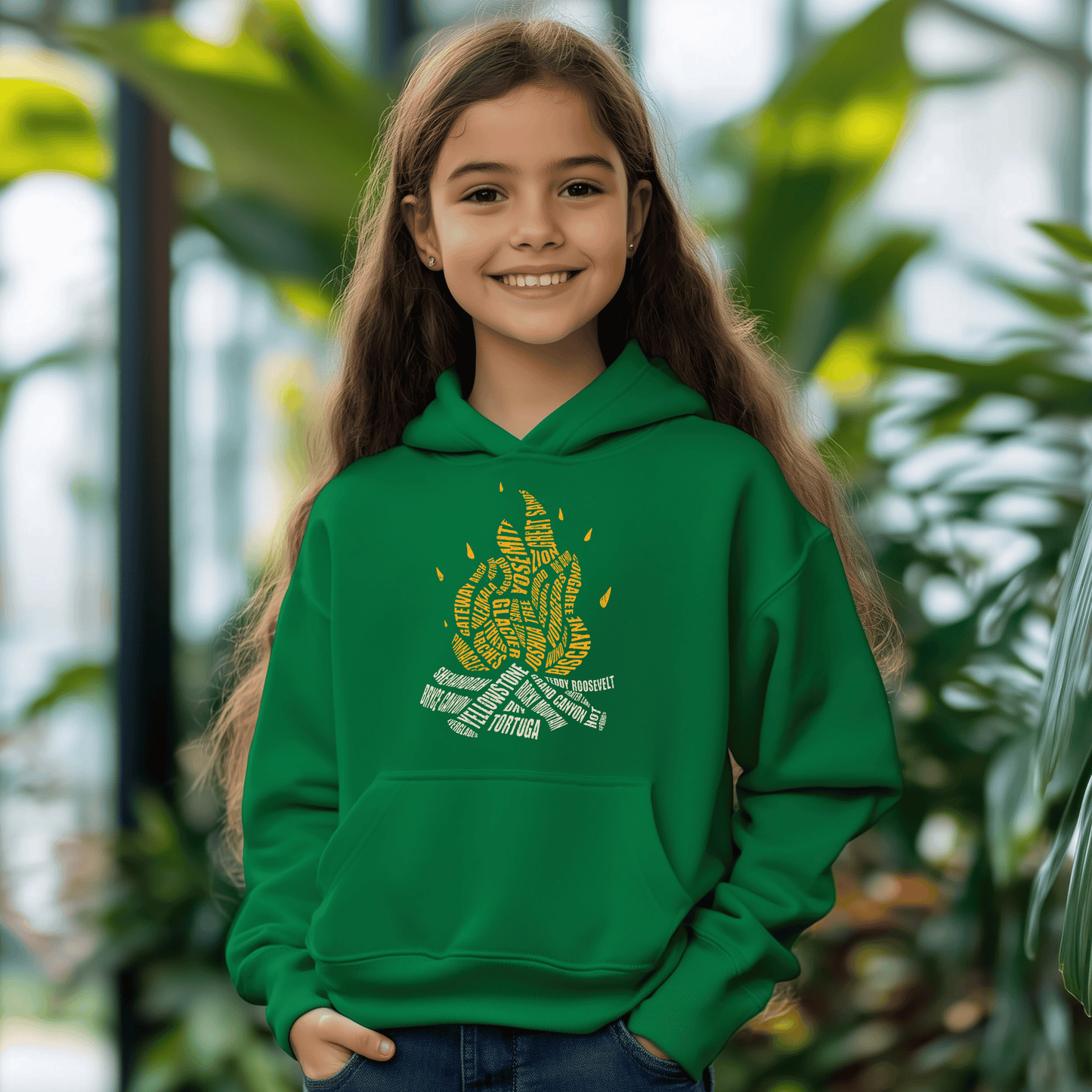 National Parks Campfire Kids Hoodie Sweatshirt