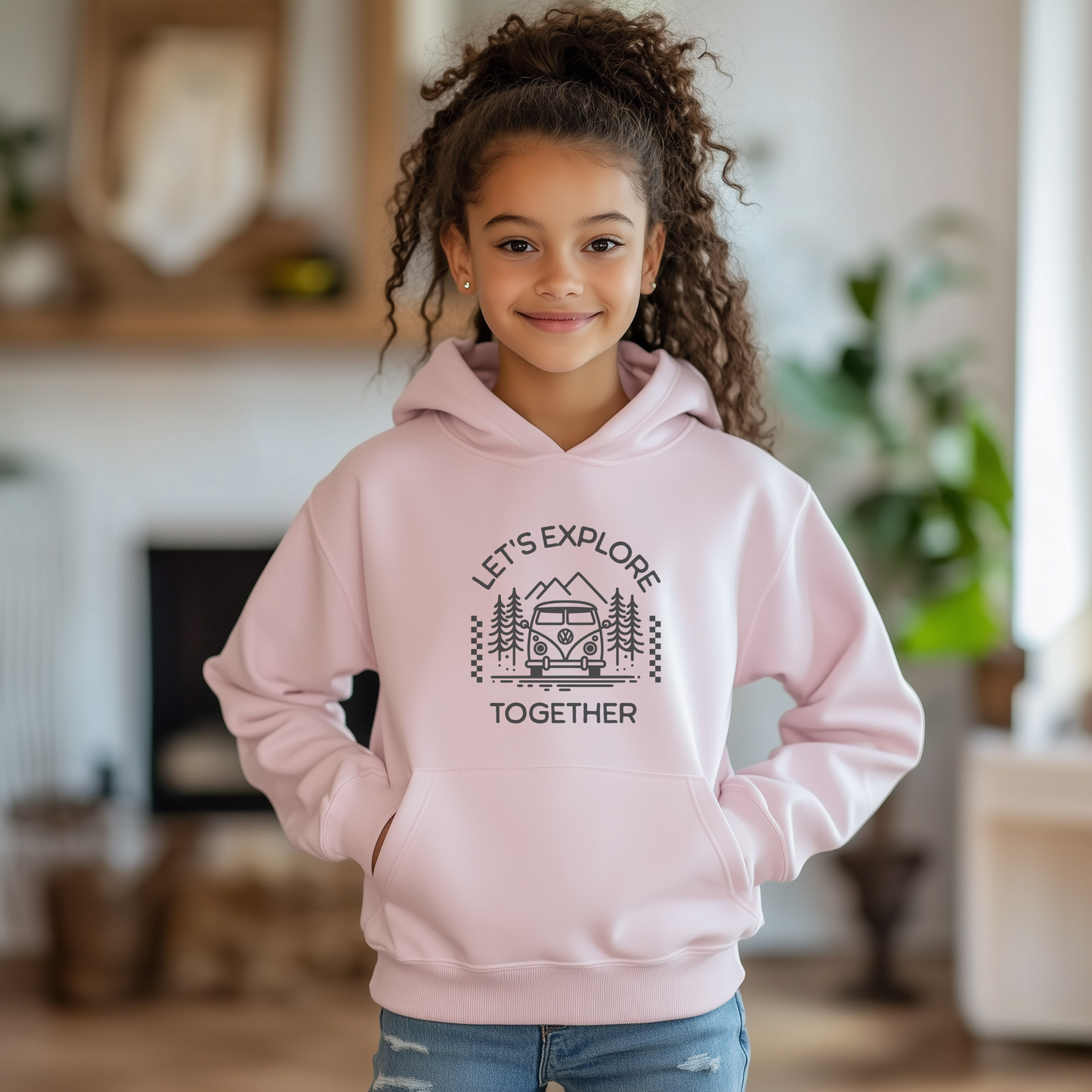 Let's Explore Together Youth Hoodie