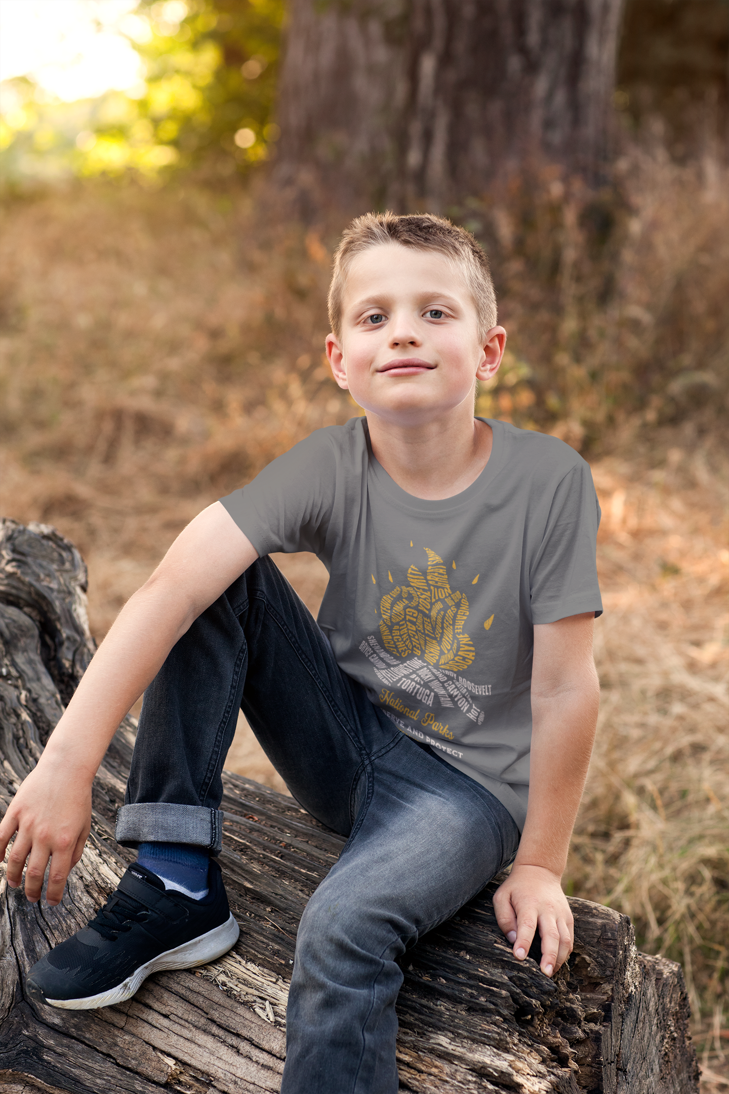 National Parks Campfire Kids T Shirt