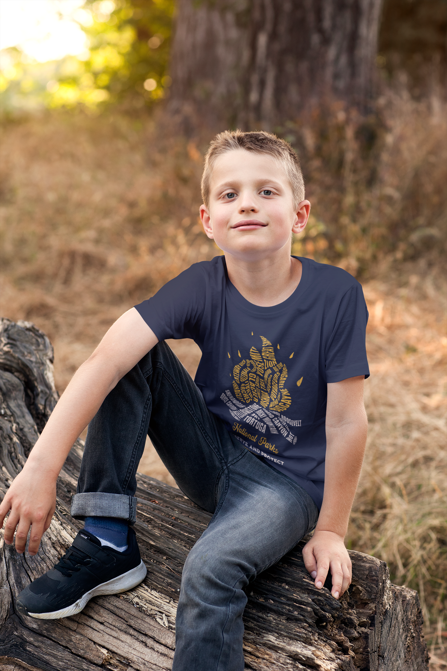 National Parks Campfire Kids T Shirt