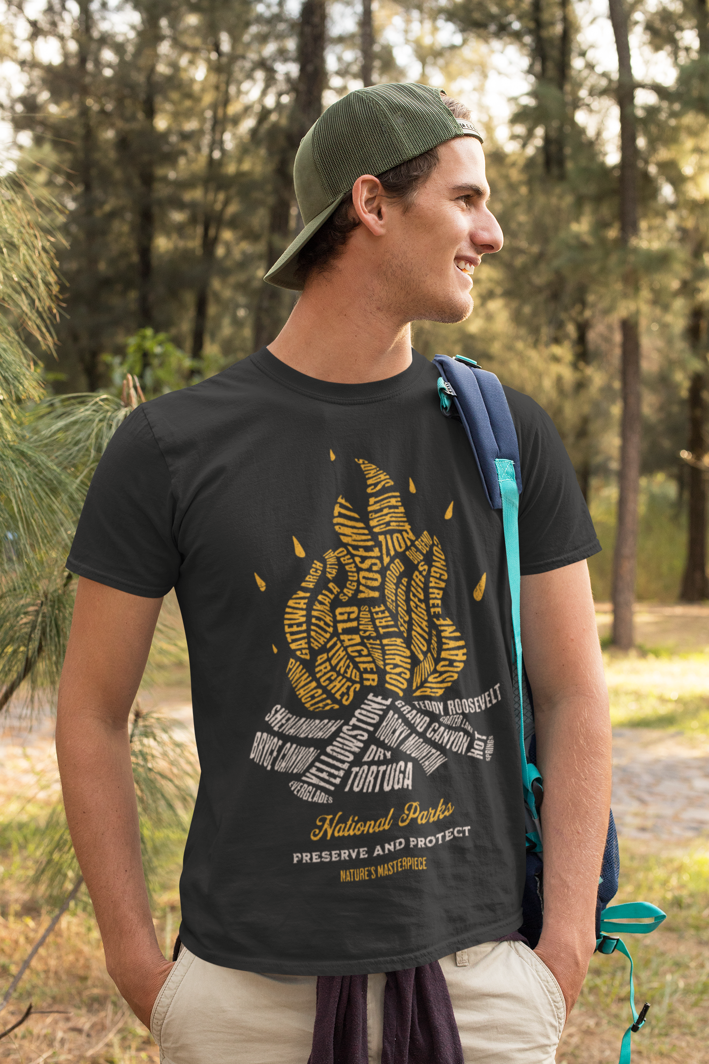 National Parks Campfire Unisex Short Sleeve T Shirt