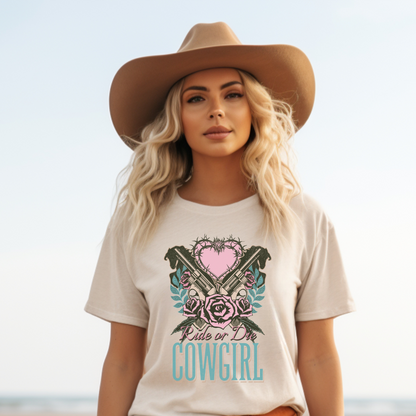 Comfort Colors Ride or Die Cowgirl T-shirt