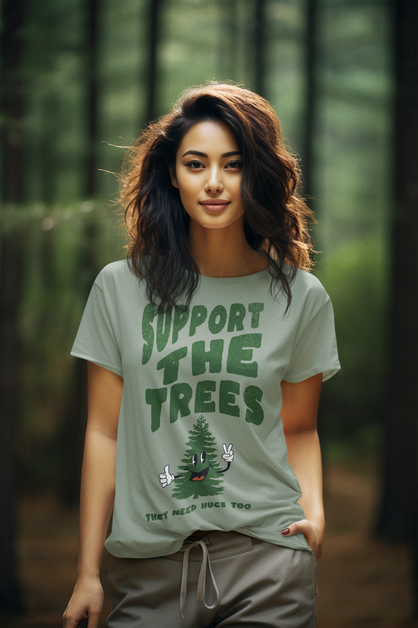 Support TheTrees Short Sleeve T Shirt